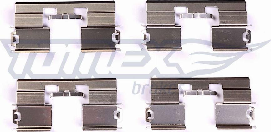 TOMEX brakes TX 43-62 - Комплектующие для колодок дискового тормоза parts5.com