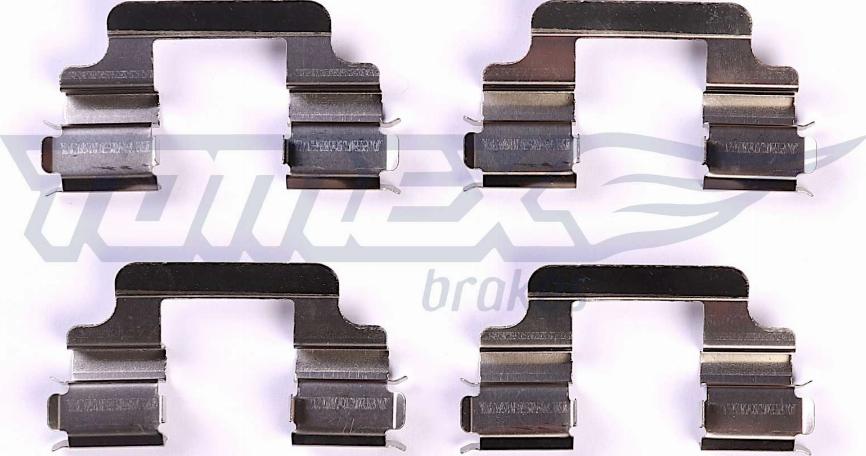 TOMEX brakes TX 43-33 - Комплектующие для колодок дискового тормоза parts5.com