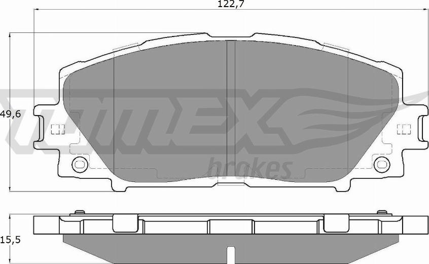 TOMEX brakes TX 19-35 - Тормозные колодки, дисковые, комплект parts5.com