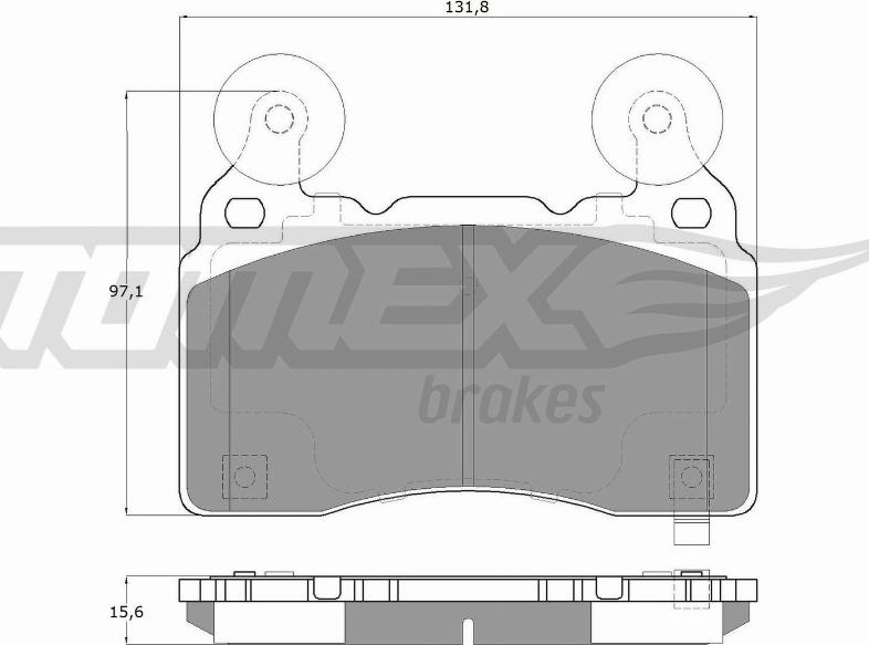 TOMEX brakes TX 18-89 - Тормозные колодки, дисковые, комплект parts5.com