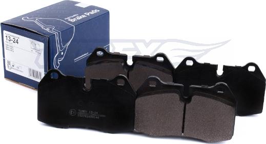 TOMEX brakes TX 13-24 - Тормозные колодки, дисковые, комплект parts5.com