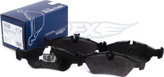 TOMEX brakes TX 12-32 - Тормозные колодки, дисковые, комплект parts5.com