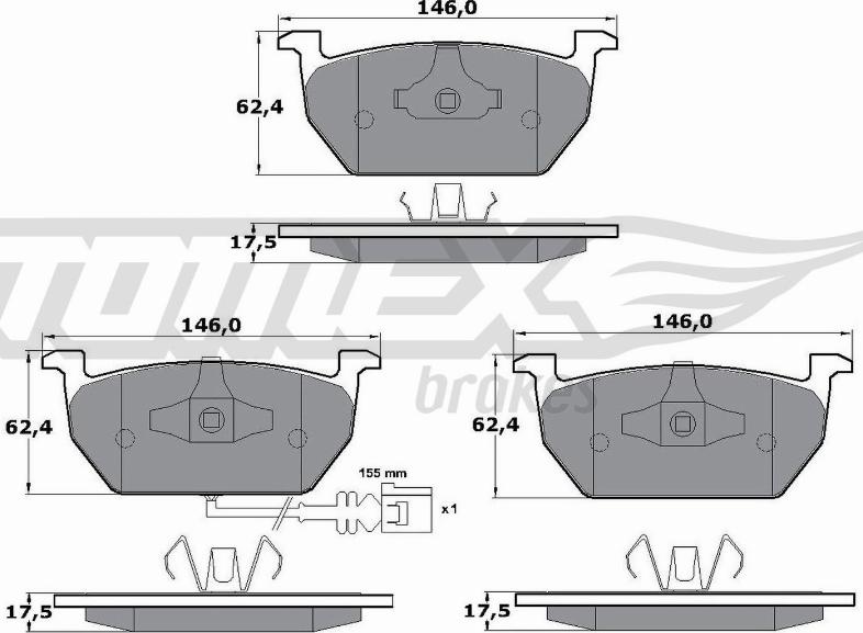 SAFELINE BRAKE PADS D4230 - Тормозные колодки, дисковые, комплект parts5.com