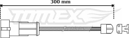 TOMEX brakes TX 30-53 - Сигнализатор, износ тормозных колодок parts5.com