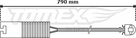 TOMEX brakes TX 30-30 - Сигнализатор, износ тормозных колодок parts5.com