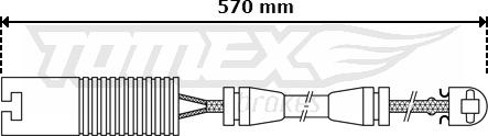 TOMEX brakes TX 30-31 - Сигнализатор, износ тормозных колодок parts5.com