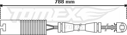 TOMEX brakes TX 30-29 - Сигнализатор, износ тормозных колодок parts5.com