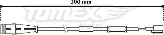 TOMEX brakes TX 30-70 - Сигнализатор, износ тормозных колодок parts5.com