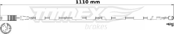 TOMEX brakes TX 31-16 - Сигнализатор, износ тормозных колодок parts5.com