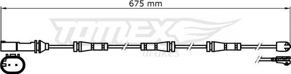 TOMEX brakes TX 31-35 - Сигнализатор, износ тормозных колодок parts5.com