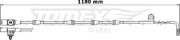 TOMEX brakes TX 31-33 - Сигнализатор, износ тормозных колодок parts5.com