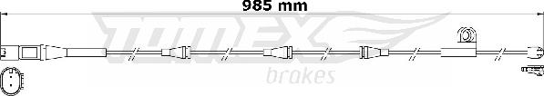 TOMEX brakes TX 31-20 - Сигнализатор, износ тормозных колодок parts5.com