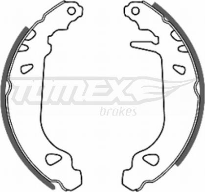 TOMEX brakes TX 20-45 - Комплект тормозных колодок, барабанные parts5.com