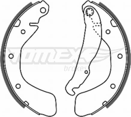 TOMEX brakes TX 20-18 - Juego de zapatas de frenos parts5.com