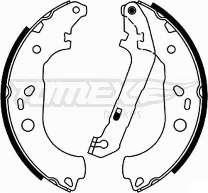 TOMEX brakes TX 21-95 - Комплект тормозных колодок, барабанные parts5.com