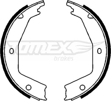 TOMEX brakes TX 21-97 - Комплект тормозных колодок, барабанные parts5.com