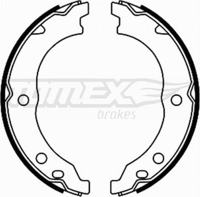 TOMEX brakes TX 21-68 - Комплект тормозных колодок, барабанные parts5.com