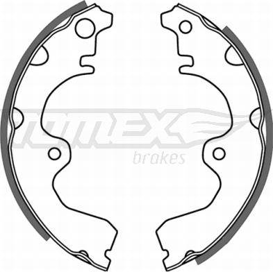 TOMEX brakes TX 21-08 - Brake Shoe Set parts5.com