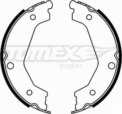 TOMEX brakes TX 21-88 - Комплект тормозных колодок, барабанные parts5.com