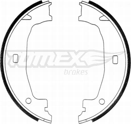 TOMEX brakes TX 21-24 - Комплект тормозных колодок, барабанные parts5.com