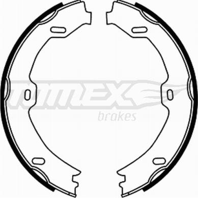 TOMEX brakes TX 21-72 - Комплект тормозных колодок, барабанные parts5.com