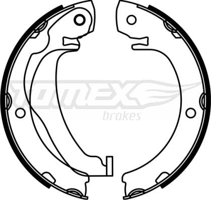 TOMEX brakes TX 23-05 - Brake Shoe Set parts5.com