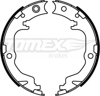 TOMEX brakes TX 22-60 - Комплект тормозных колодок, барабанные parts5.com