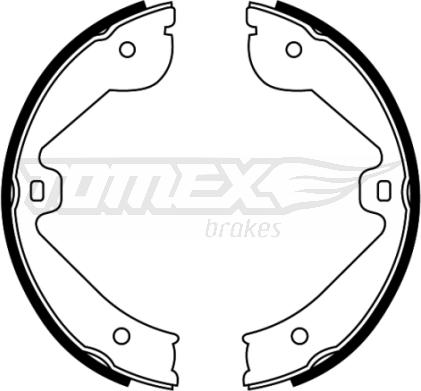 TOMEX brakes TX 22-67 - Комплект тормозных колодок, барабанные parts5.com