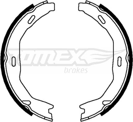 TOMEX brakes TX 22-15 - Комплект тормозных колодок, барабанные parts5.com