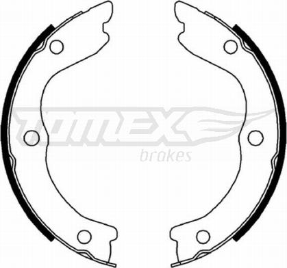 TOMEX brakes TX 22-30 - Комплект тормозных колодок, барабанные parts5.com