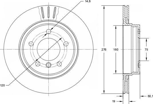 TOMEX brakes TX 71-57 - Тормозной диск parts5.com