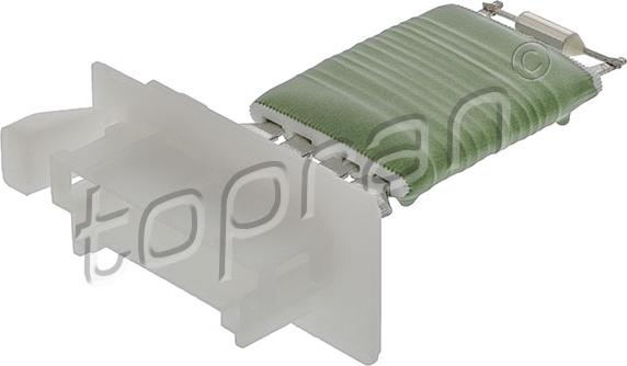 Topran 408 498 - Resitencia, ventilador habitáculo parts5.com