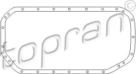 Topran 500 777 - Прокладка, масляная ванна parts5.com