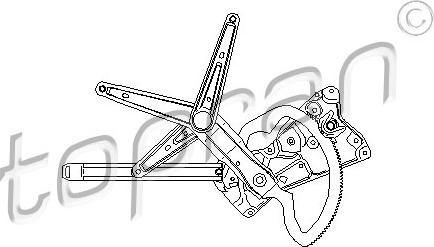 Topran 501 822 - Стеклоподъемник parts5.com