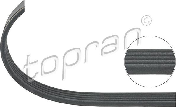 Topran 205 745 - V-Ribbed Belt parts5.com