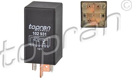 Topran 102 931 - Relay, glow plug system parts5.com