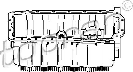 Topran 112 323 - Масляный поддон parts5.com