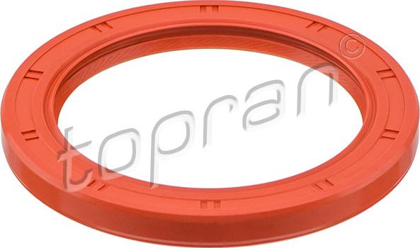 Topran 820 222 - Уплотняющее кольцо, коленчатый вал parts5.com