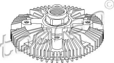 Topran 302 004 - Сцепление, вентилятор радиатора parts5.com