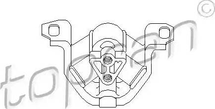Topran 201 380 - Подушка, опора, подвеска двигателя parts5.com