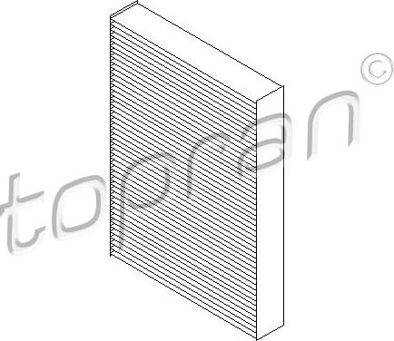 Topran 700 130 - Фильтр воздуха в салоне parts5.com