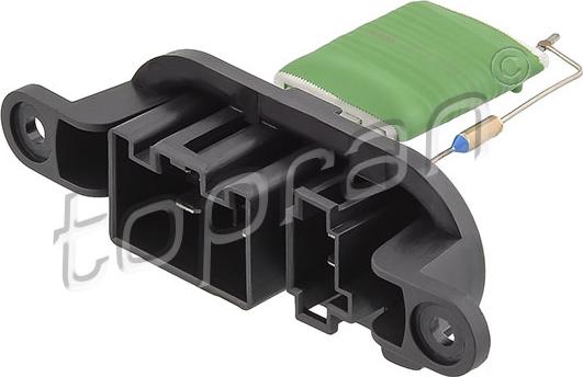 Topran 702 000 - Resistor, interior blower parts5.com