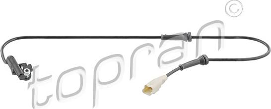 Topran 721 610 - Датчик ABS, частота вращения колеса parts5.com