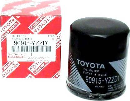 TOYOTA 90915YZZD1 - Oil Filter parts5.com