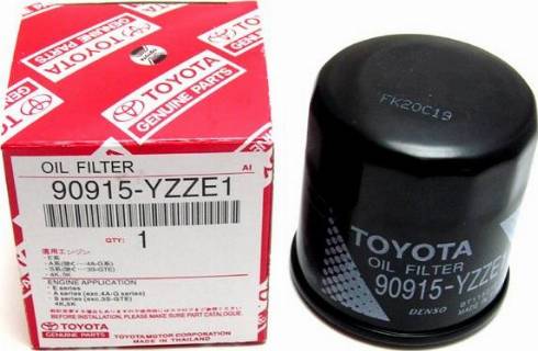 TOYOTA 90915YZZE1 - Oil Filter parts5.com