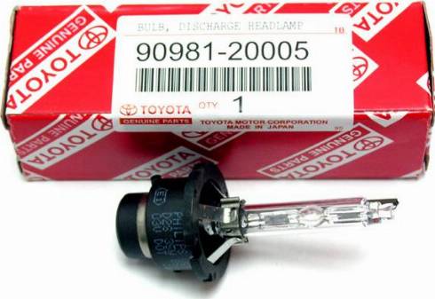 TOYOTA 9098120005 - Лампа накаливания, основная фара parts5.com