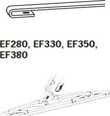 Trico EF350 - Щетка стеклоочистителя parts5.com