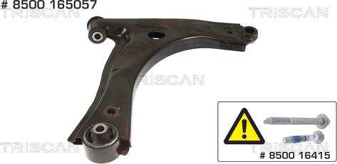 Triscan 8500 165057 - Рычаг подвески колеса parts5.com