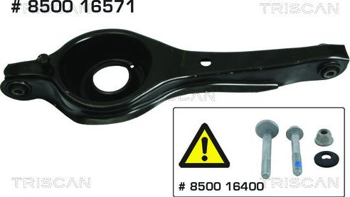 Triscan 8500 16571 - Рычаг подвески колеса parts5.com