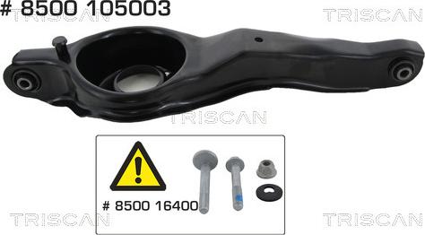 Triscan 8500 105003 - Рычаг подвески колеса parts5.com